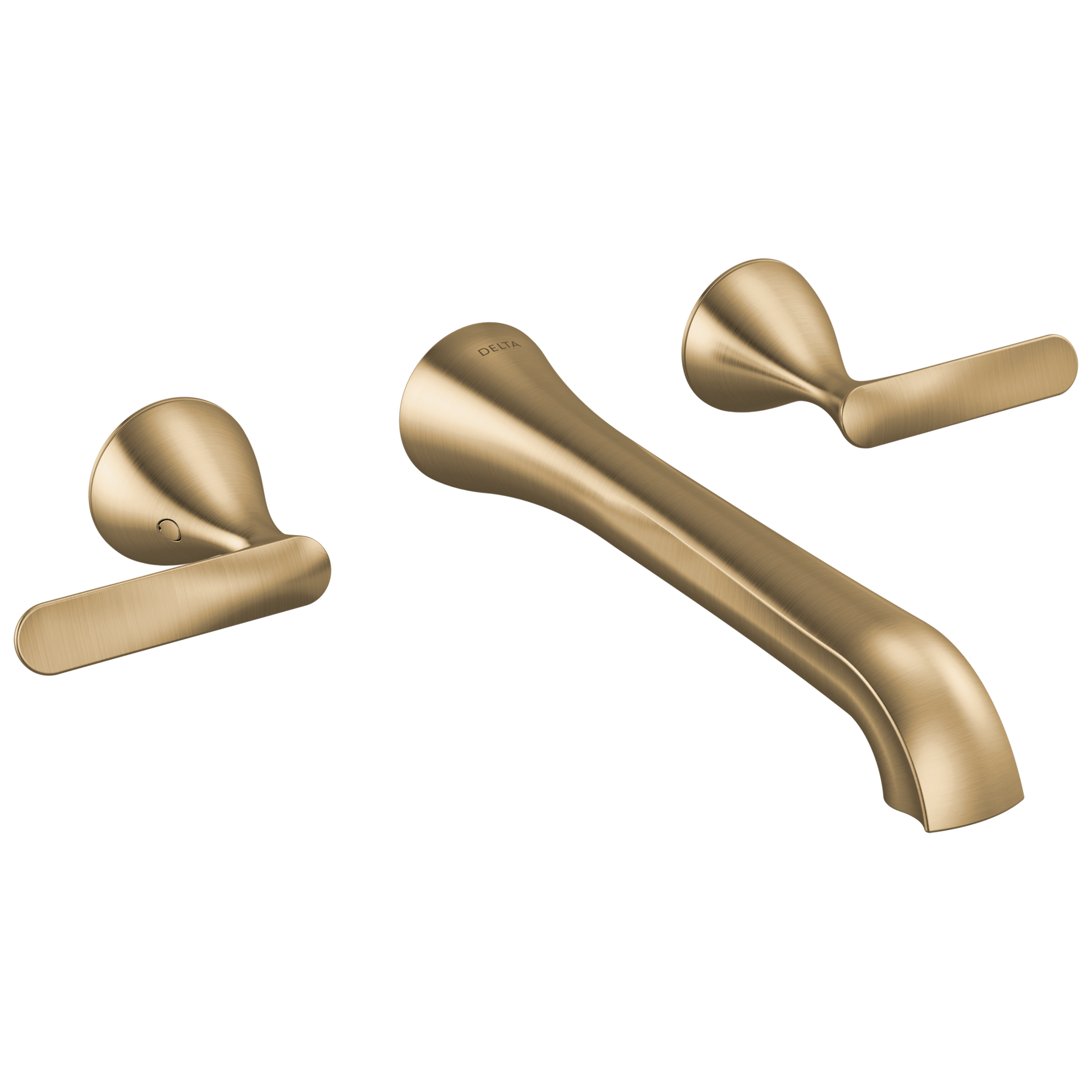 Two Handle Wall Mount Bathroom Faucet