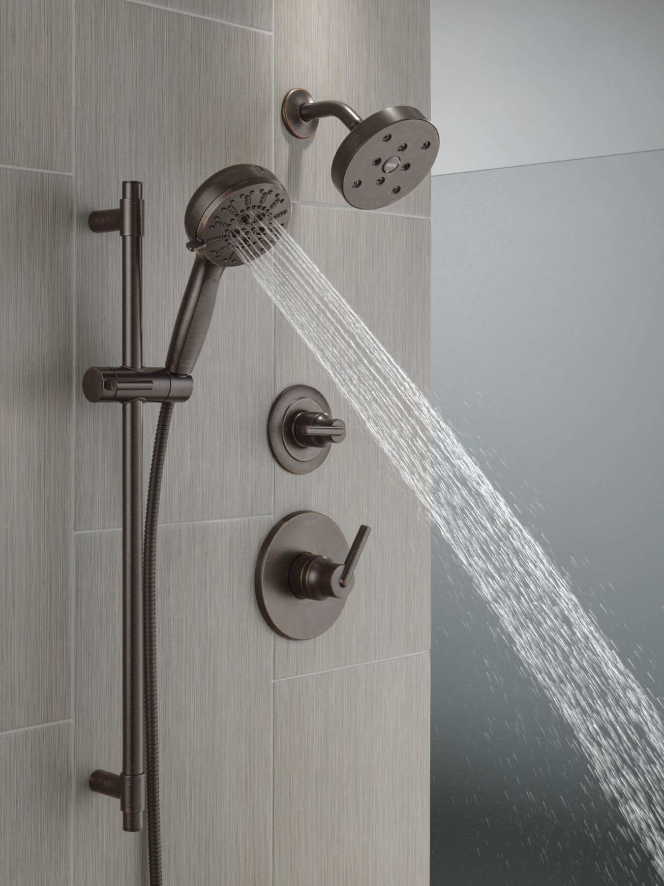 3-Function Custom Shower Bundle with ProClean Hand Shower