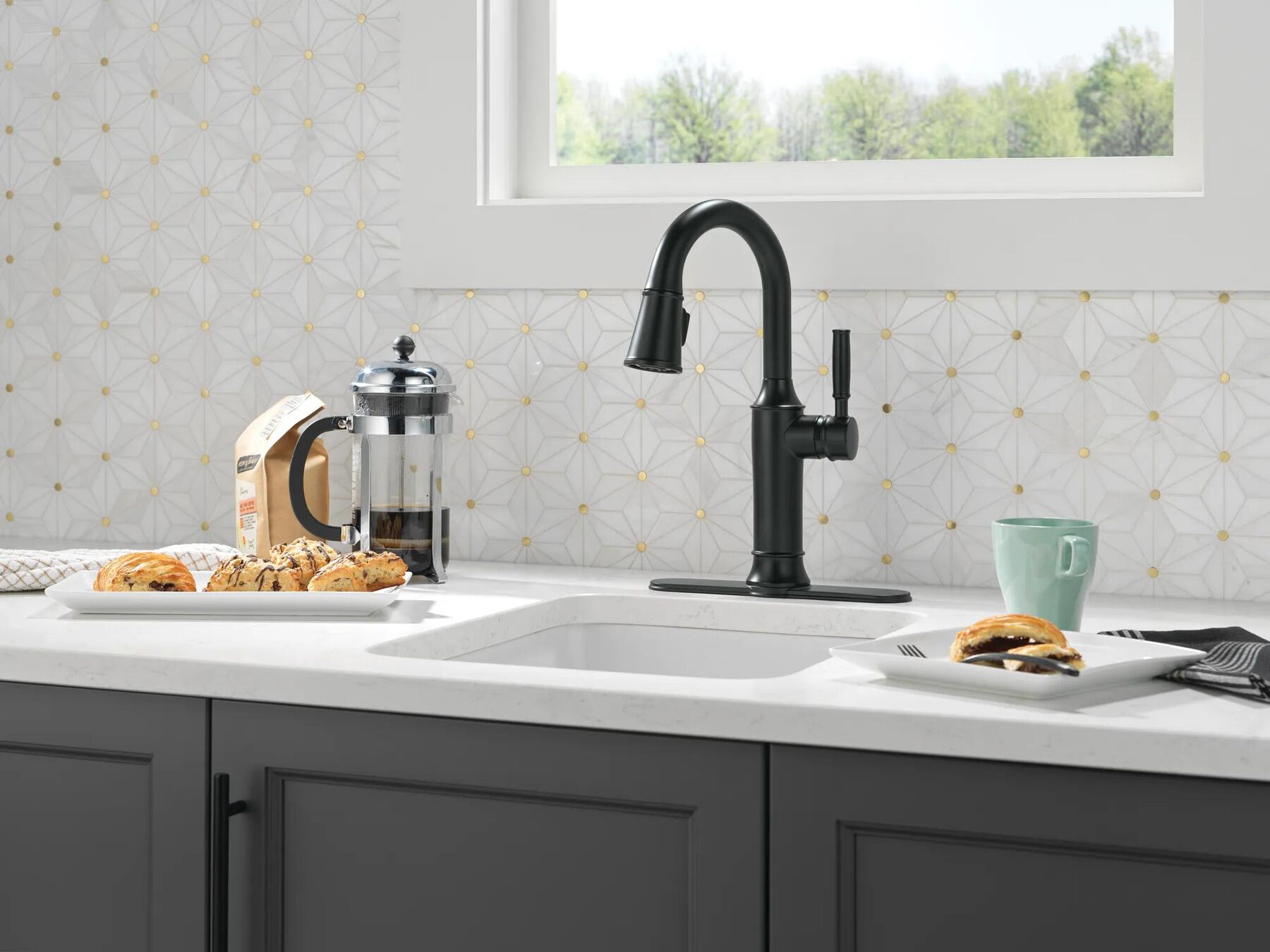 Single Handle Pull-Down Bar / Prep Faucet