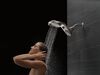 HydroRain&reg; 5-Setting Two-in-One Shower Head