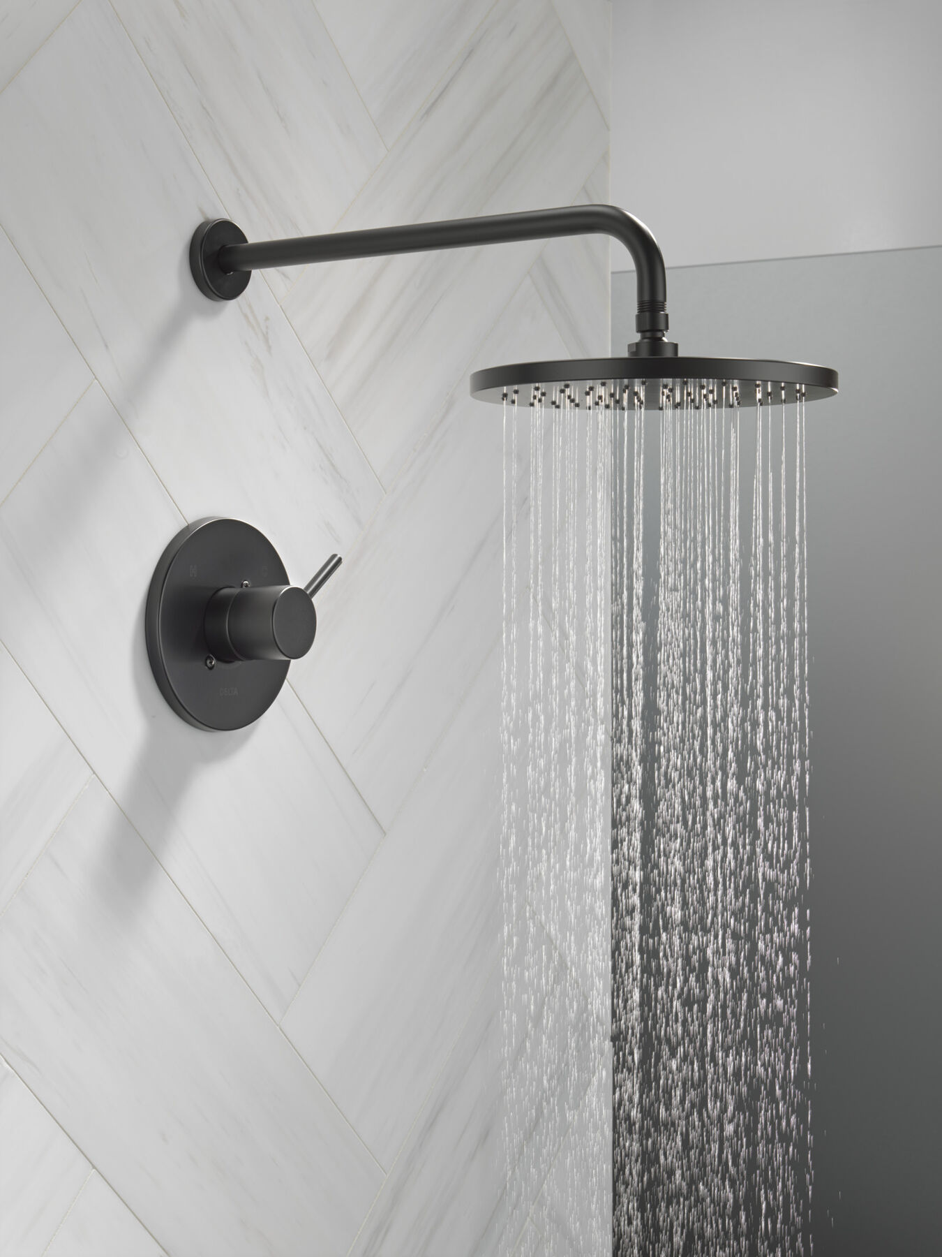 10" Circle Raincan Monitor 14 Series Shower Trim (Recertified)
