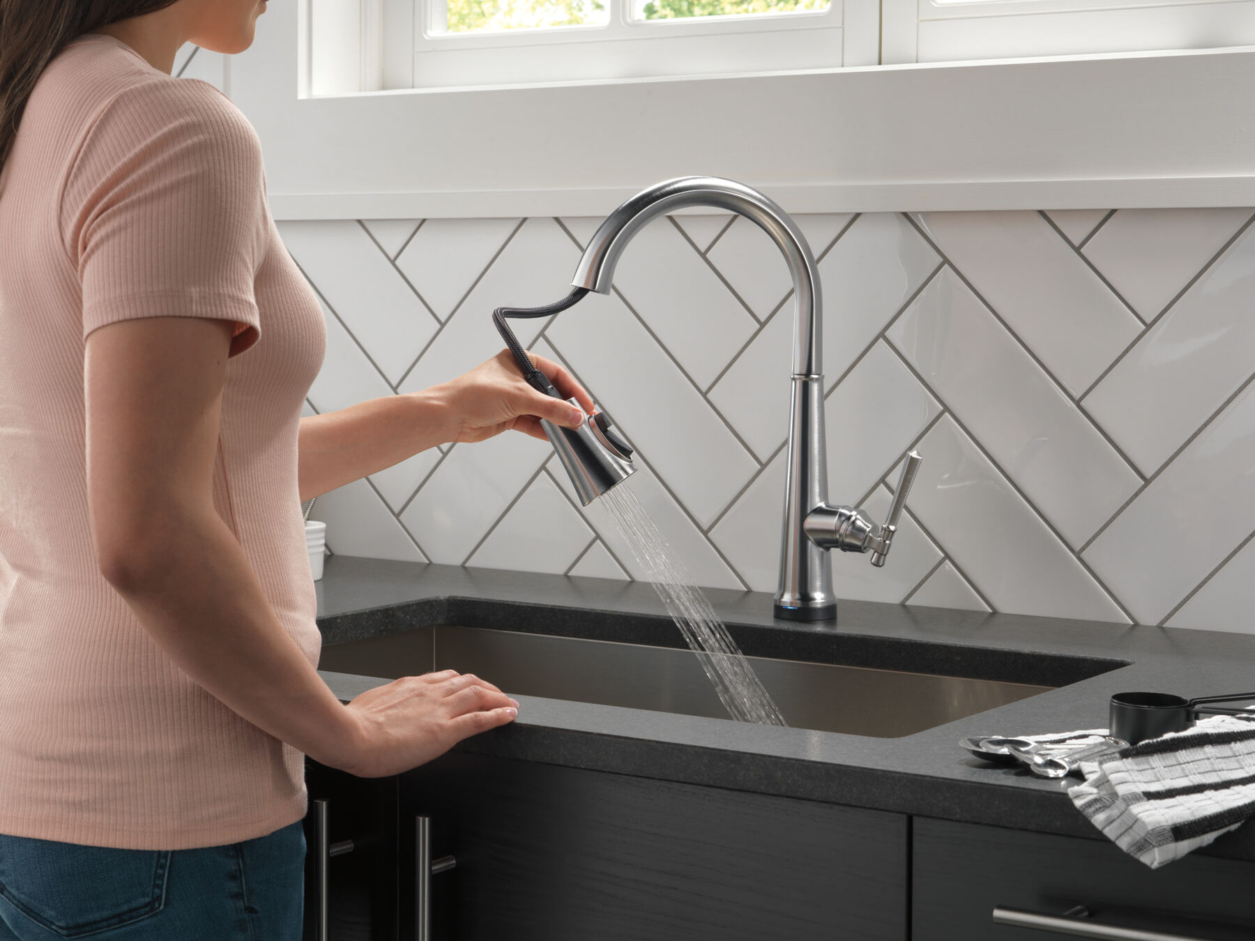 Touch<sub>2</sub>O&reg;  Pull-Down Kitchen w/ShieldSpray (Recertified)