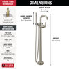 Floor Mount Tub Filler