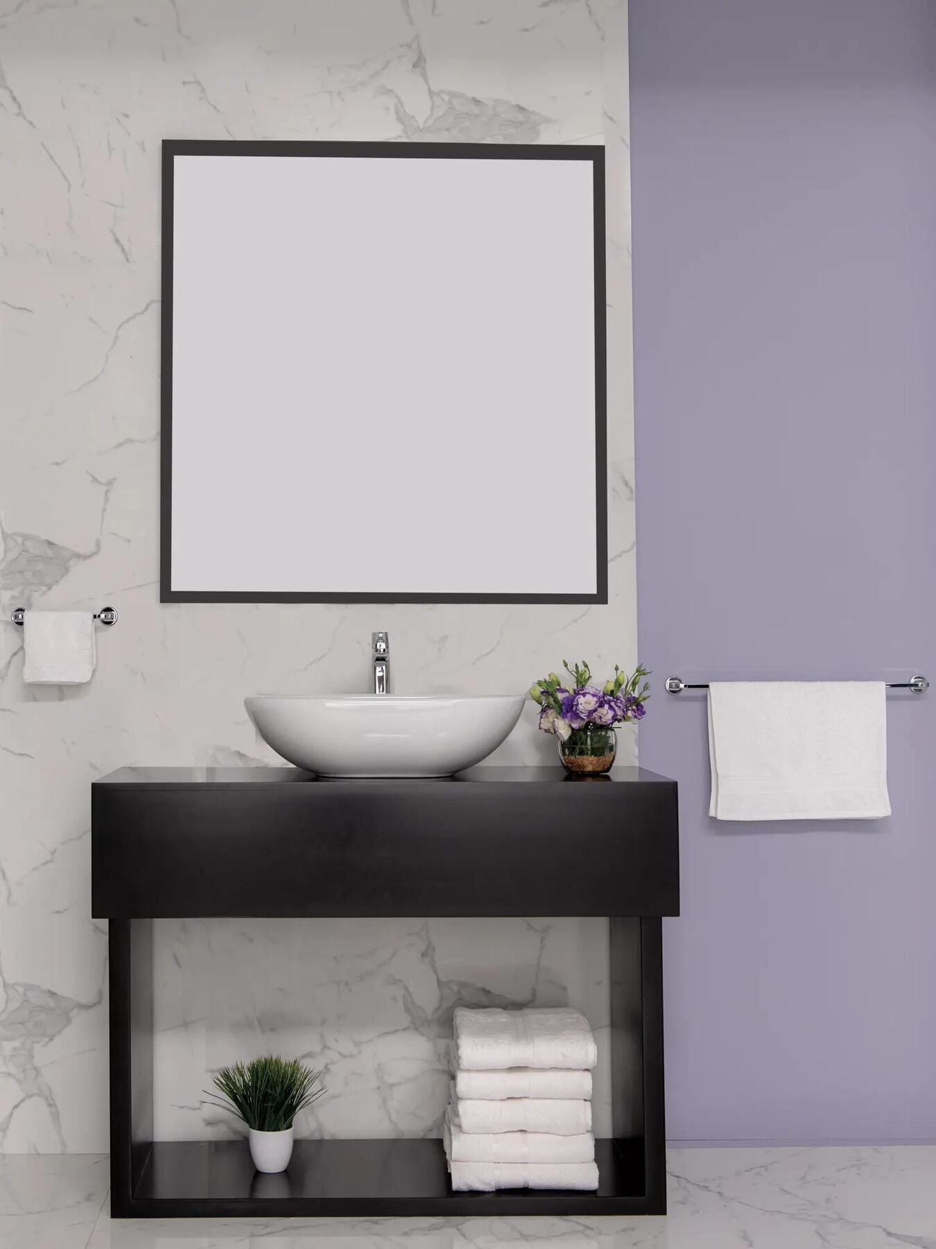 Single Handle Single Hole Vessel Lavatory Faucet - Less Pop-Up