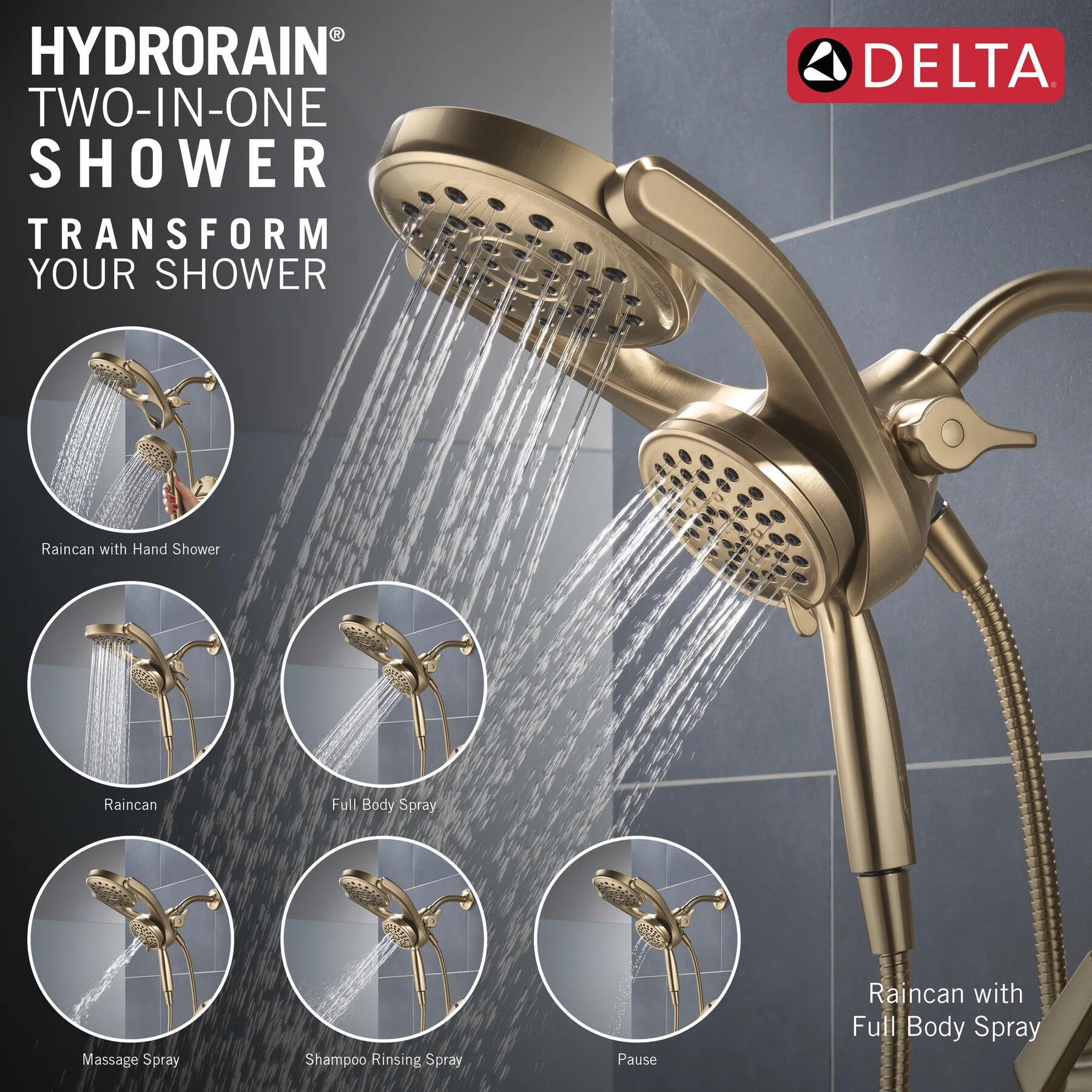 HydroRain&reg; 14 Series Tub and Shower