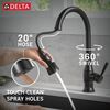 Single Handle Pull-Down Kitchen Faucet with Soap Dispenser and ShieldSpray Technology