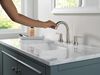 Two Handle Widespread Pull Down Bathroom Faucet