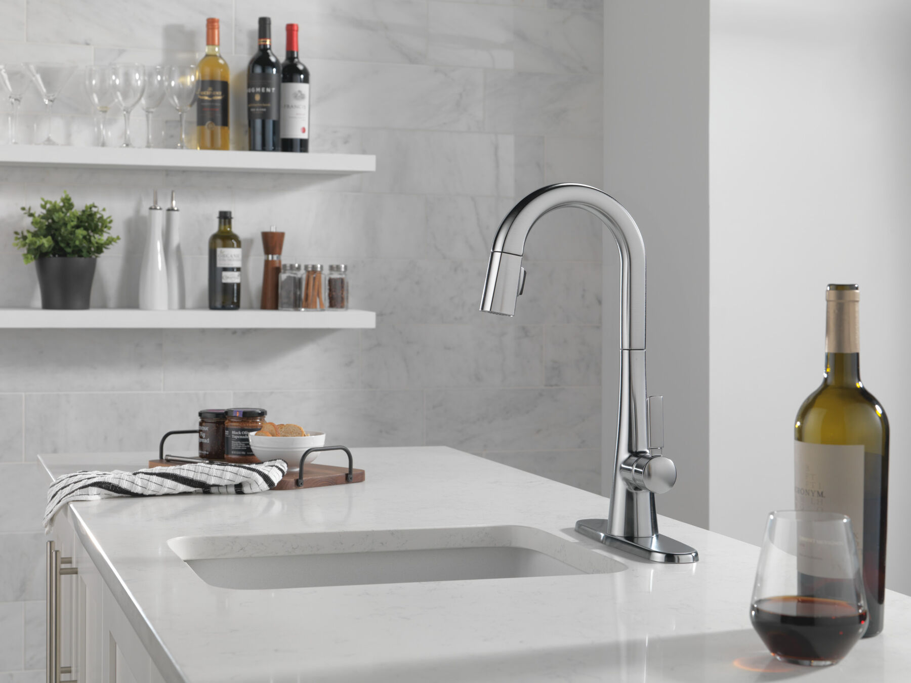 Single Handle Pull-Down Bar/Prep Faucet