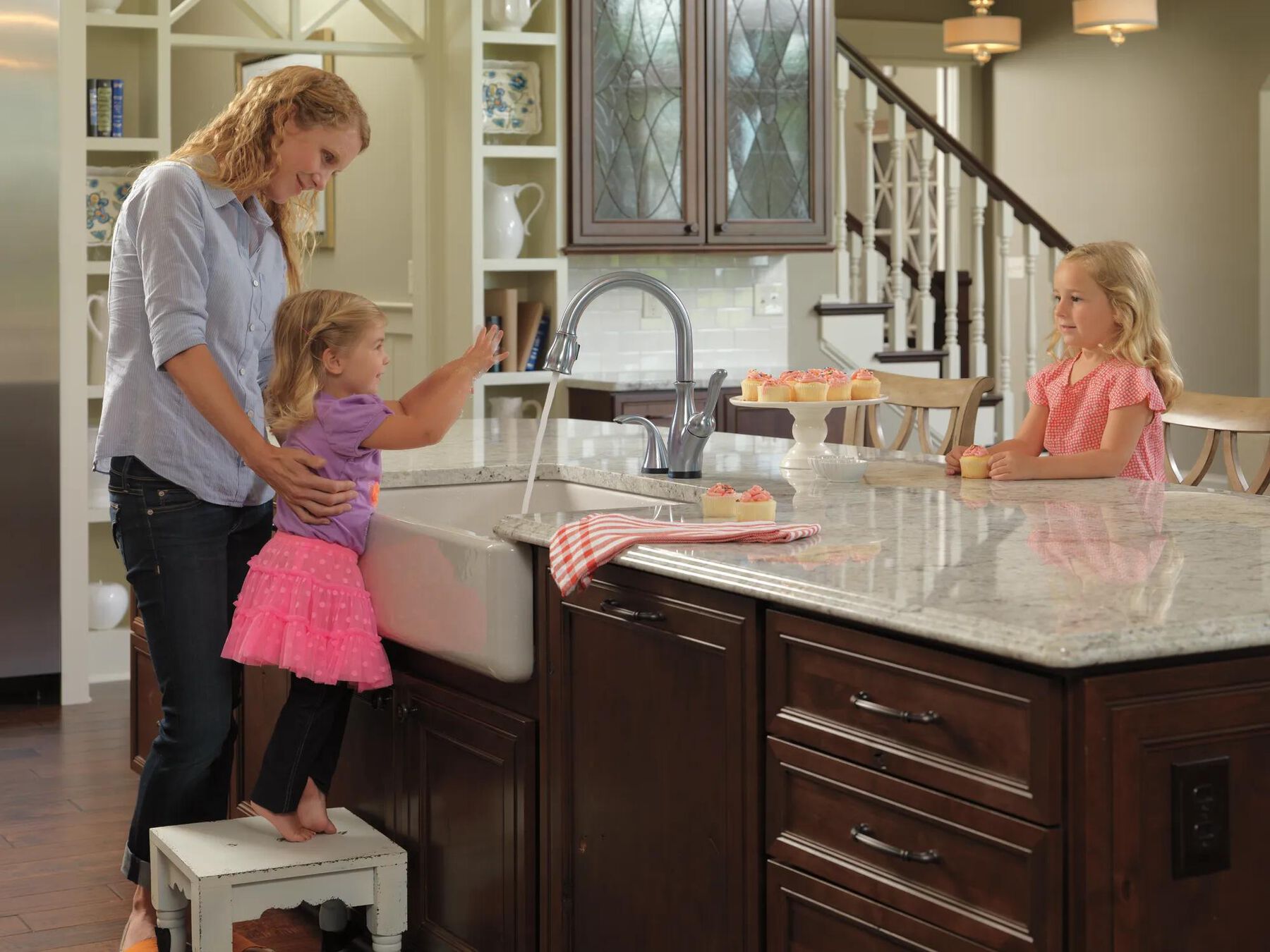 Single Handle Pull-Down Kitchen Faucet with Touch<sub>2</sub>O&reg; and ShieldSpray&reg; Technologies