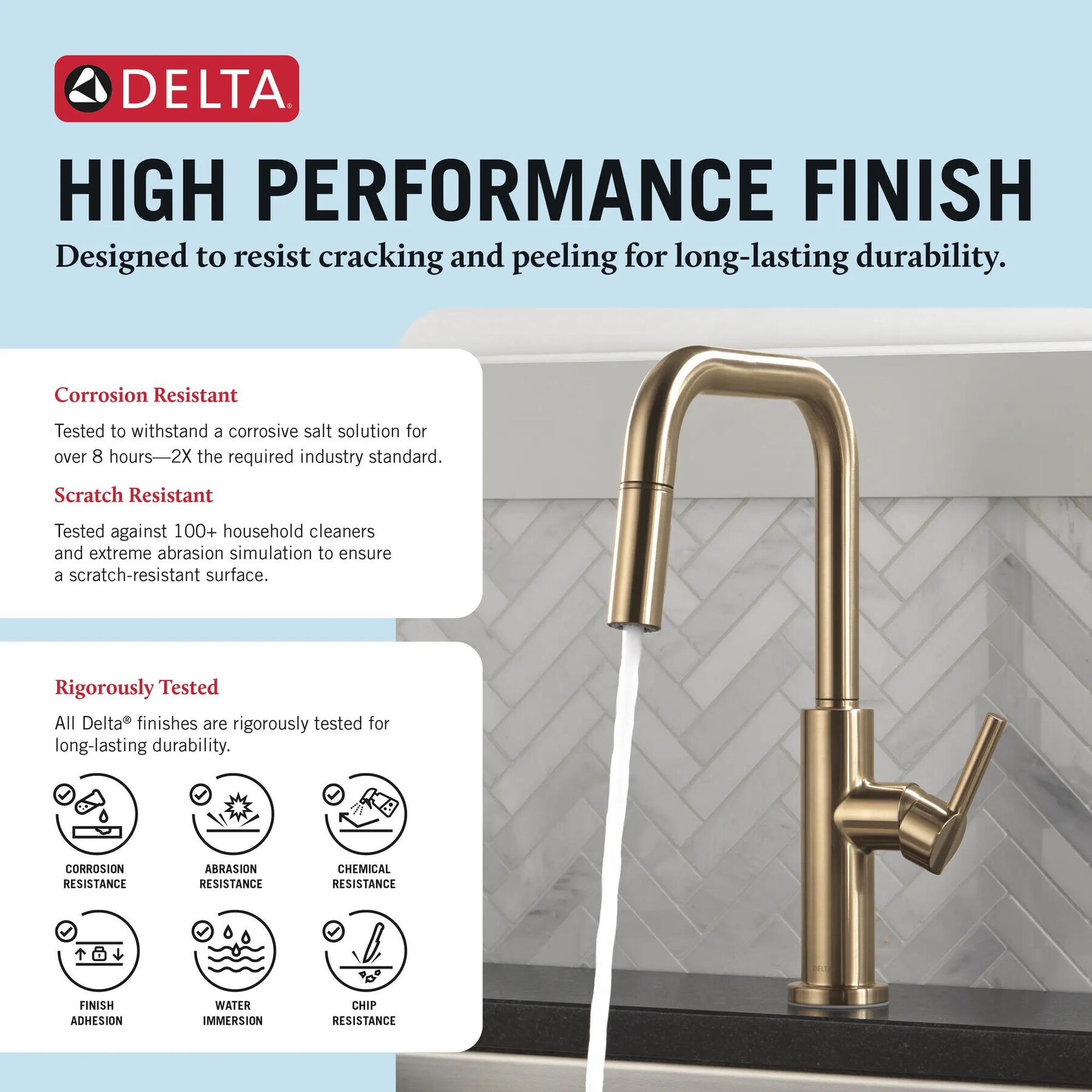 Single Handle Pull-Down Kitchen Faucet