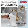 Single Handle Pull-Down Bathroom Faucet