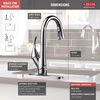 Single Handle Pull-Down Bar / Prep Faucet with Touch<sub>2</sub>O&reg; Technology