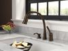 Single Handle Pull-Down Kitchen Faucet with Touch2O&reg; Technology and Soap Dispenser