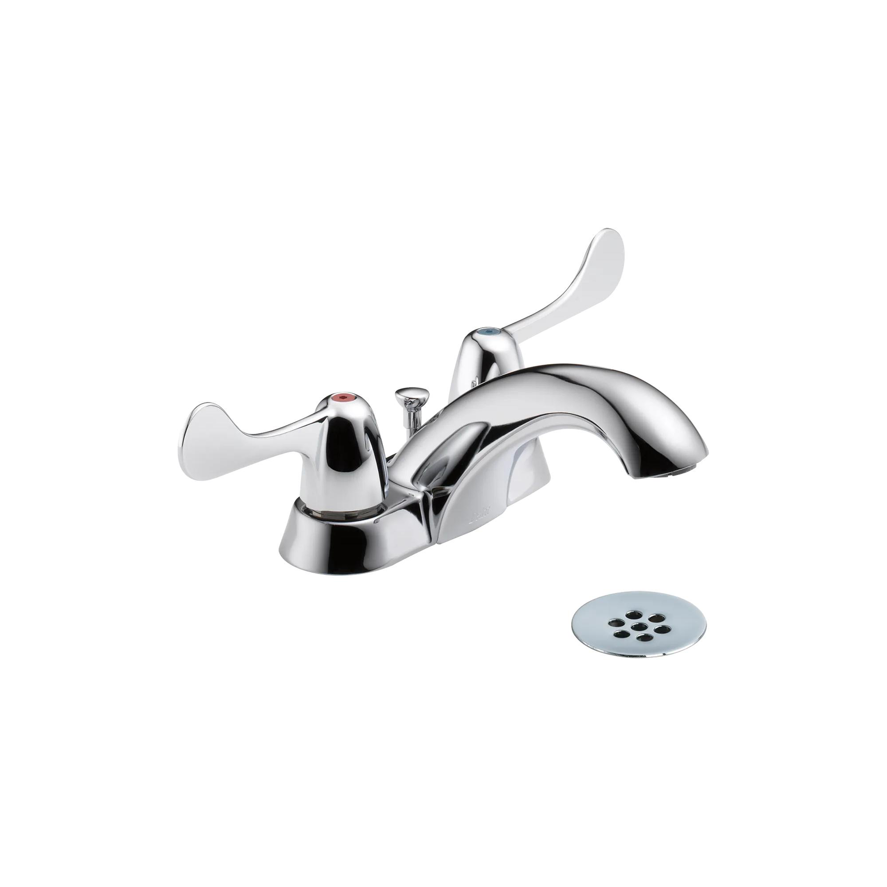 Two Handle Centerset Bathroom Faucet (Recertified)