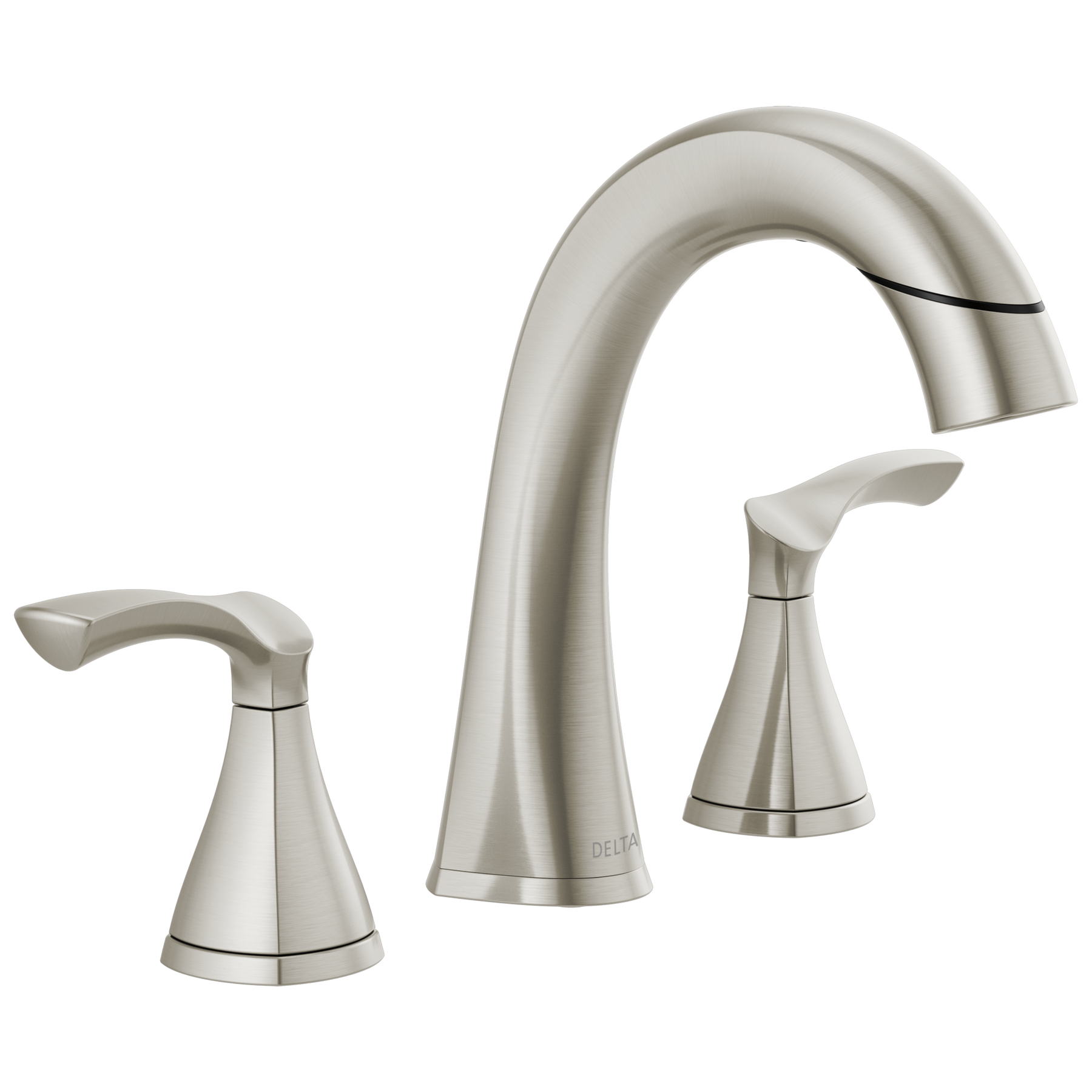 Two Handle Widespread Pull-Down Bathroom Faucet