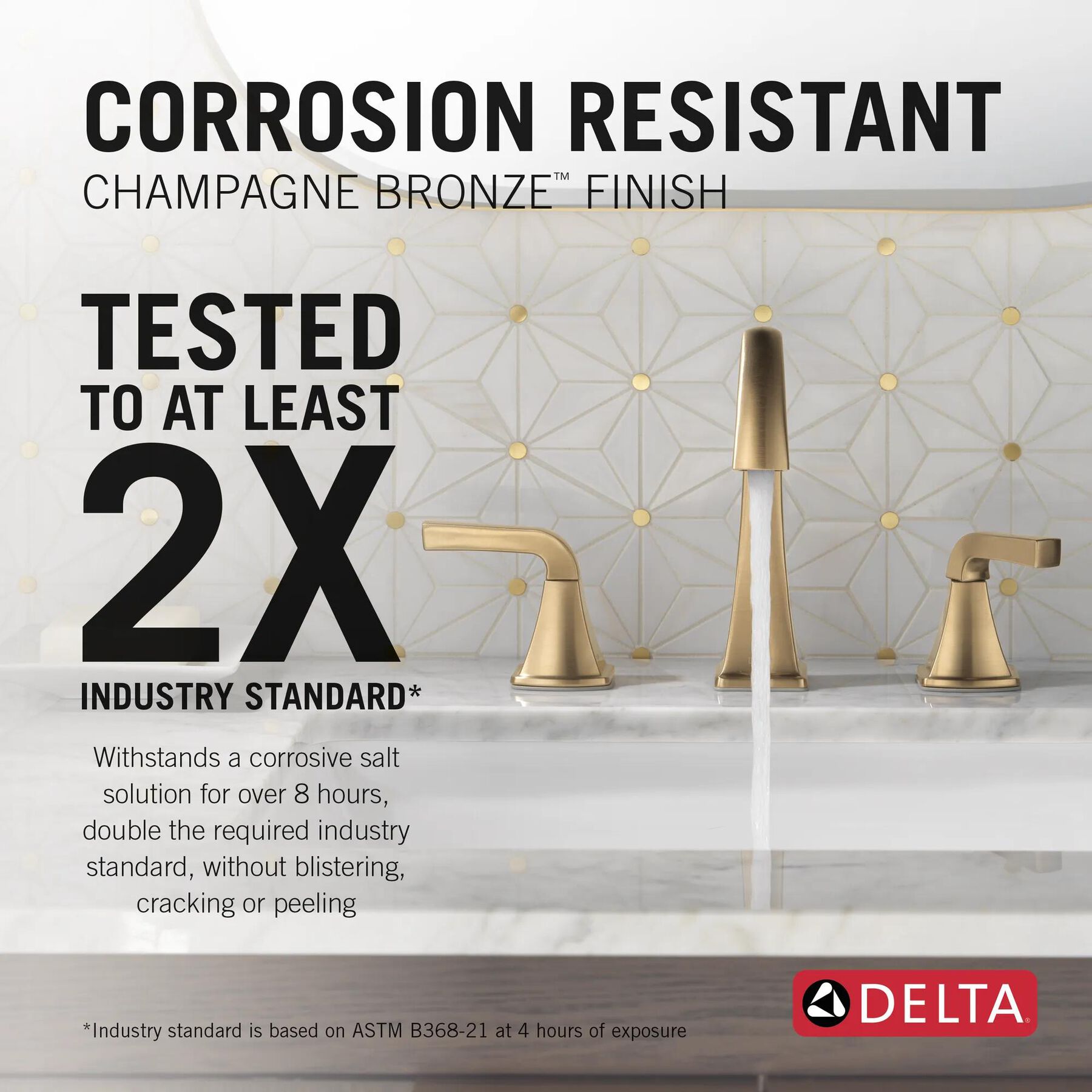Two Handle Widespread Bathroom Faucet