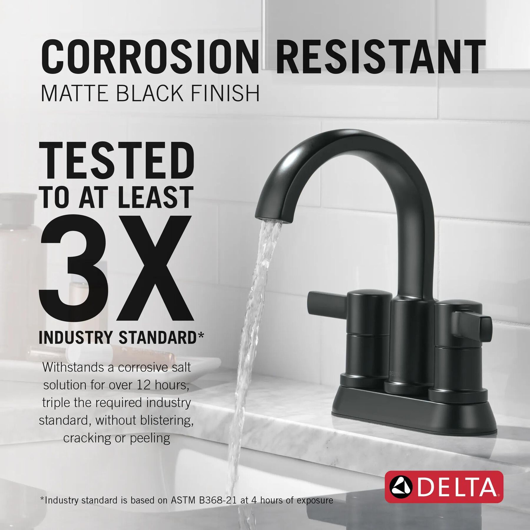 Two Handle Centerset Bathroom Faucet