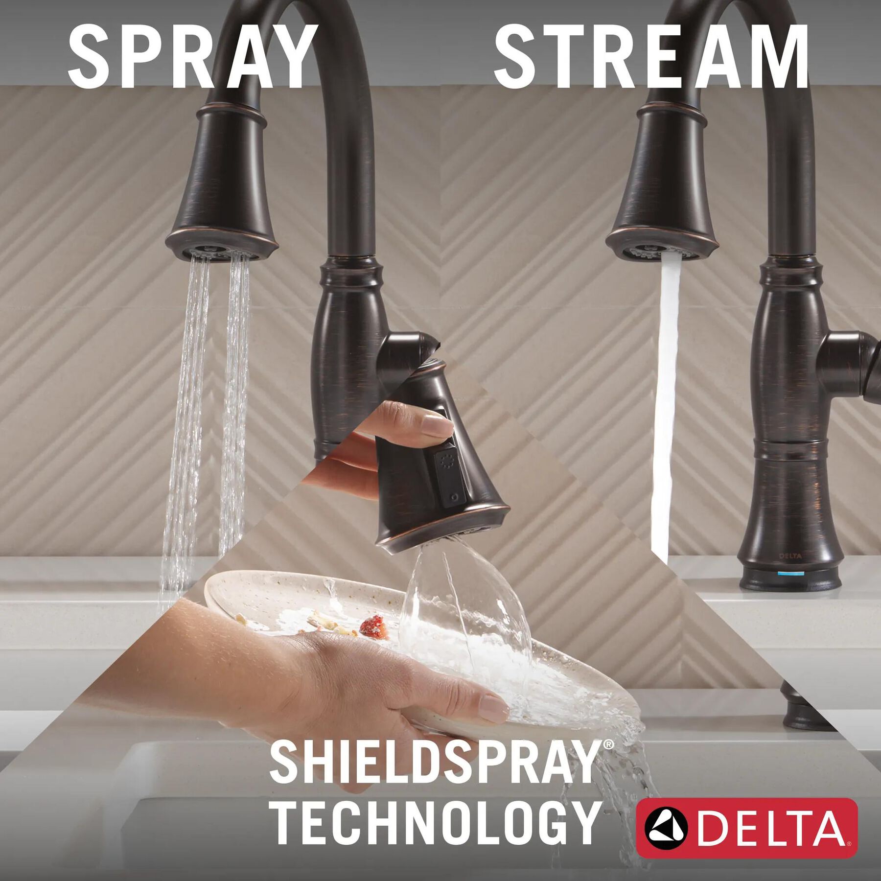 Touch<sub>2</sub>O&reg; Technology Kitchen Faucet with Touchless Technology
