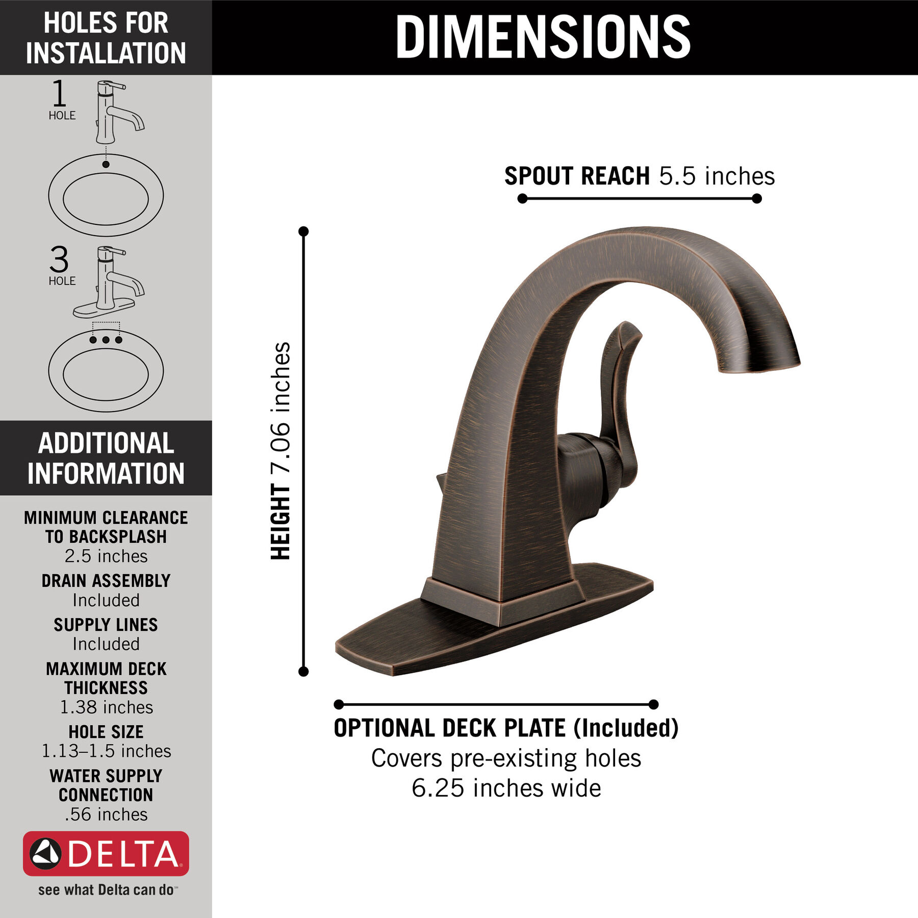 Single Handle Centerset Faucet
