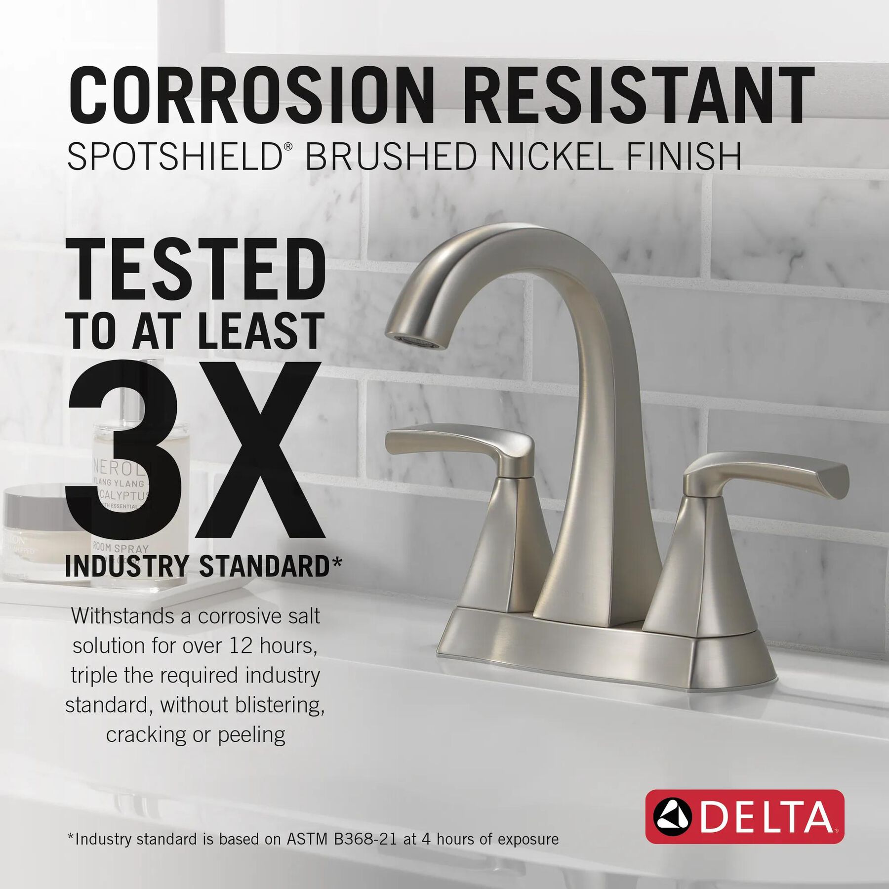 Two Handle Centerset Bathroom Faucet