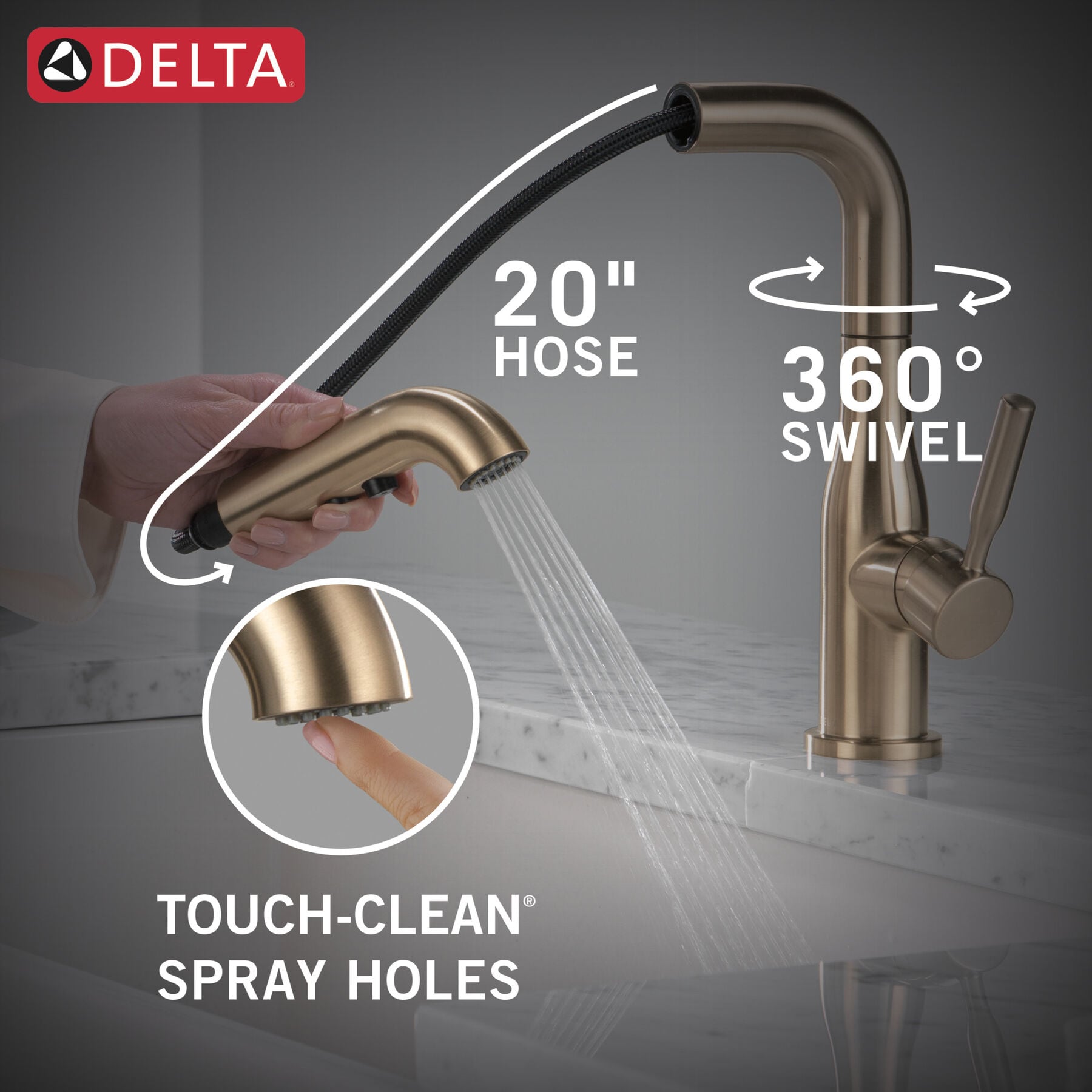 Pull-Out Kitchen Faucet (Recertified)