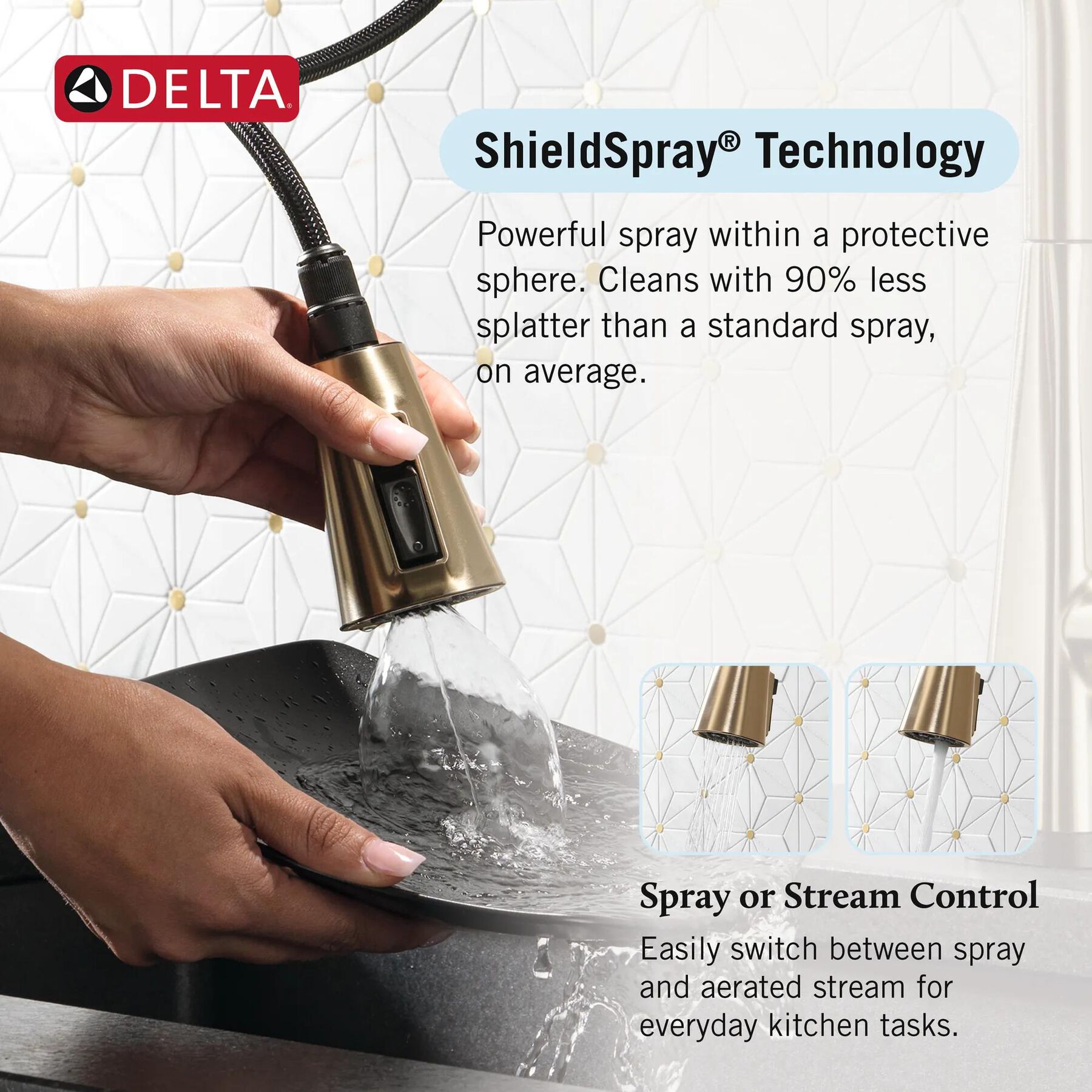 Single-Handle Pull-Down Kitchen Faucet with Touch<sub>2</sub>O&reg; Technology