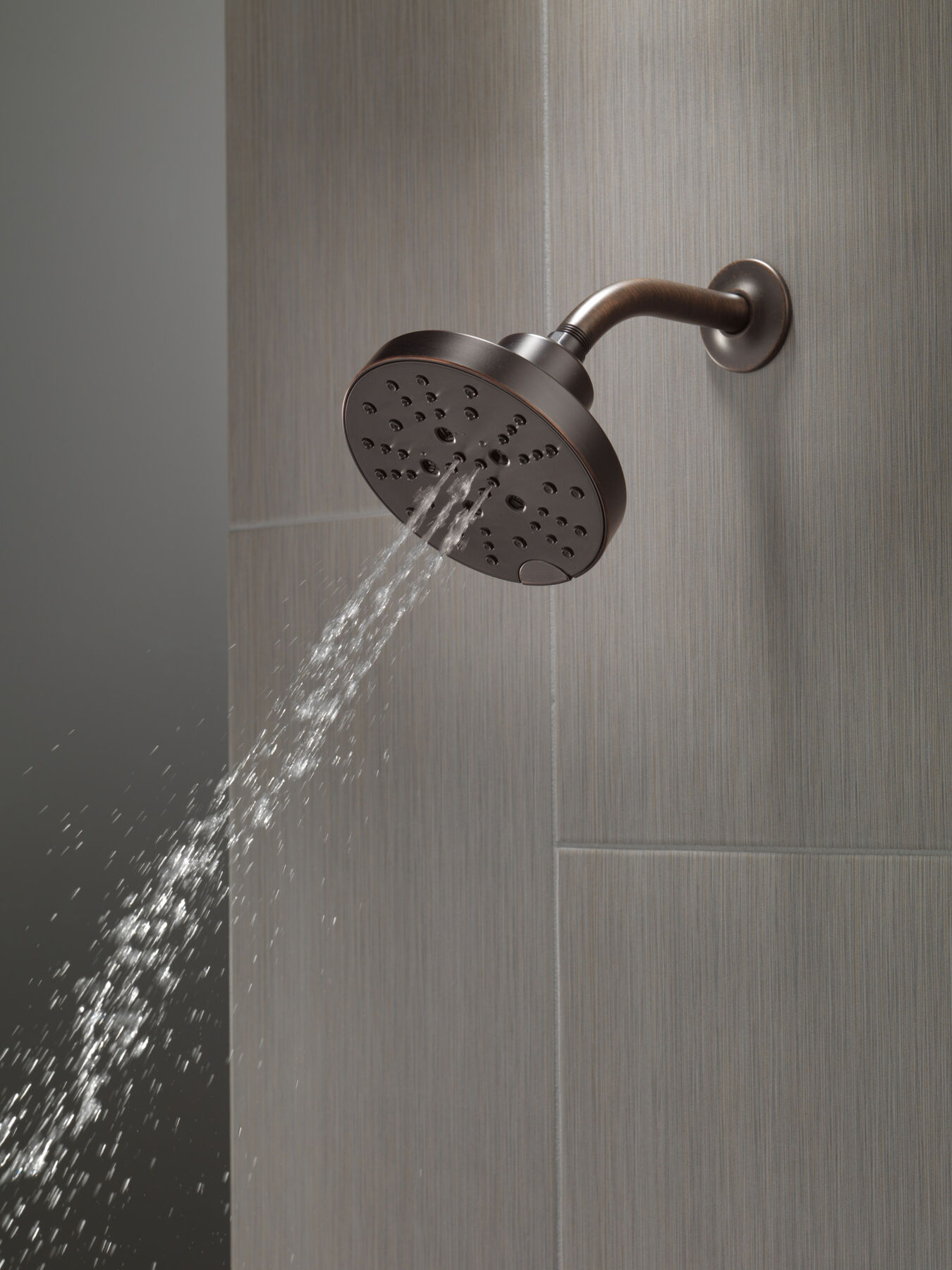 H<sub>2</sub>Okinetic&reg; 5-Setting Contemporary Raincan Shower Head (Recertified)