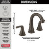 Two Handle Widespread Bathroom Faucet