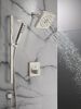 Angular Modern Push-Button Shower