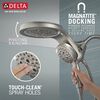 HydroRain&reg; H<sub>2</sub>Okinetic&reg; 5-Setting Two-in-One Shower Head