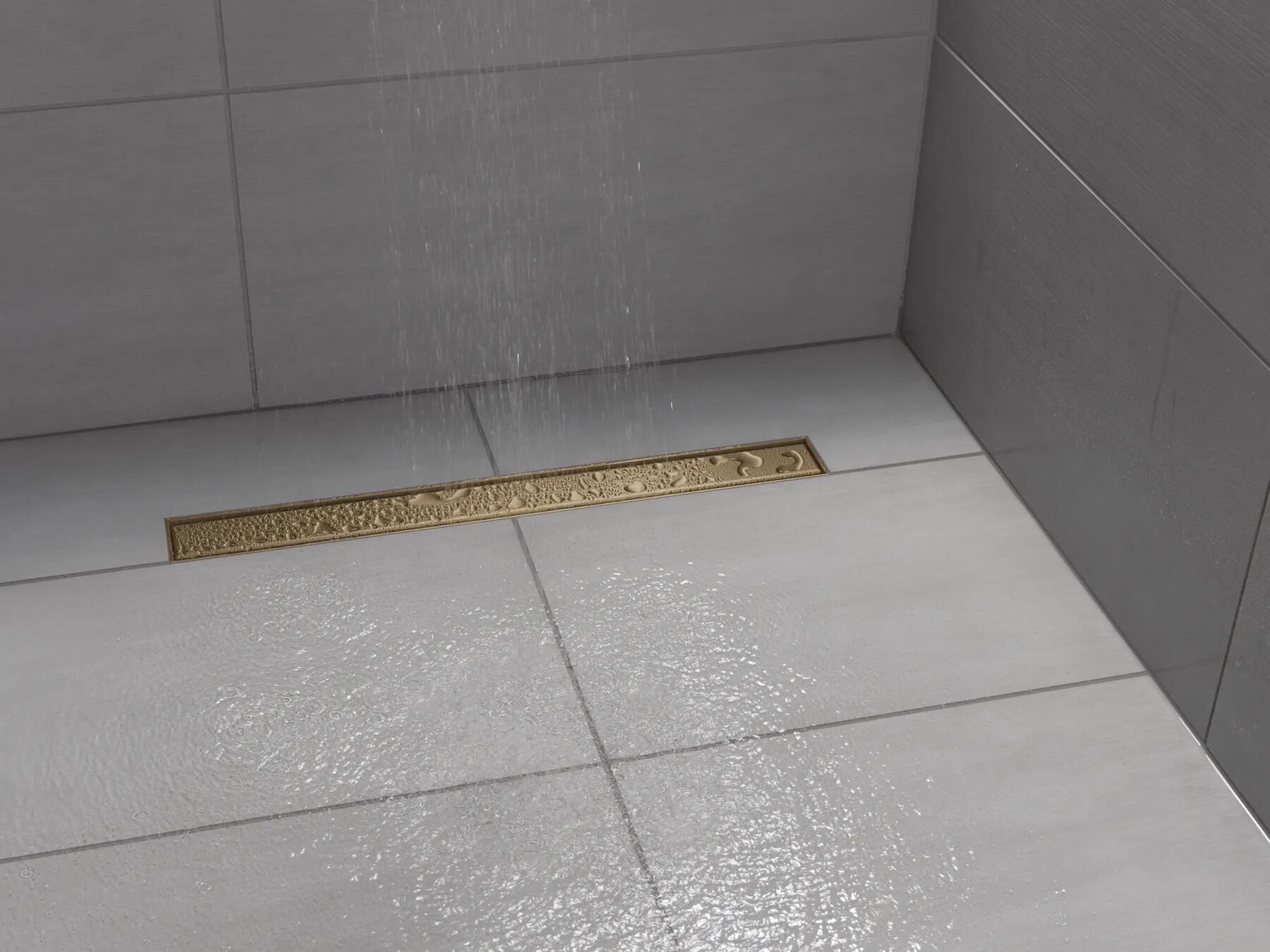 24" Reversible Linear Shower Drain Trim