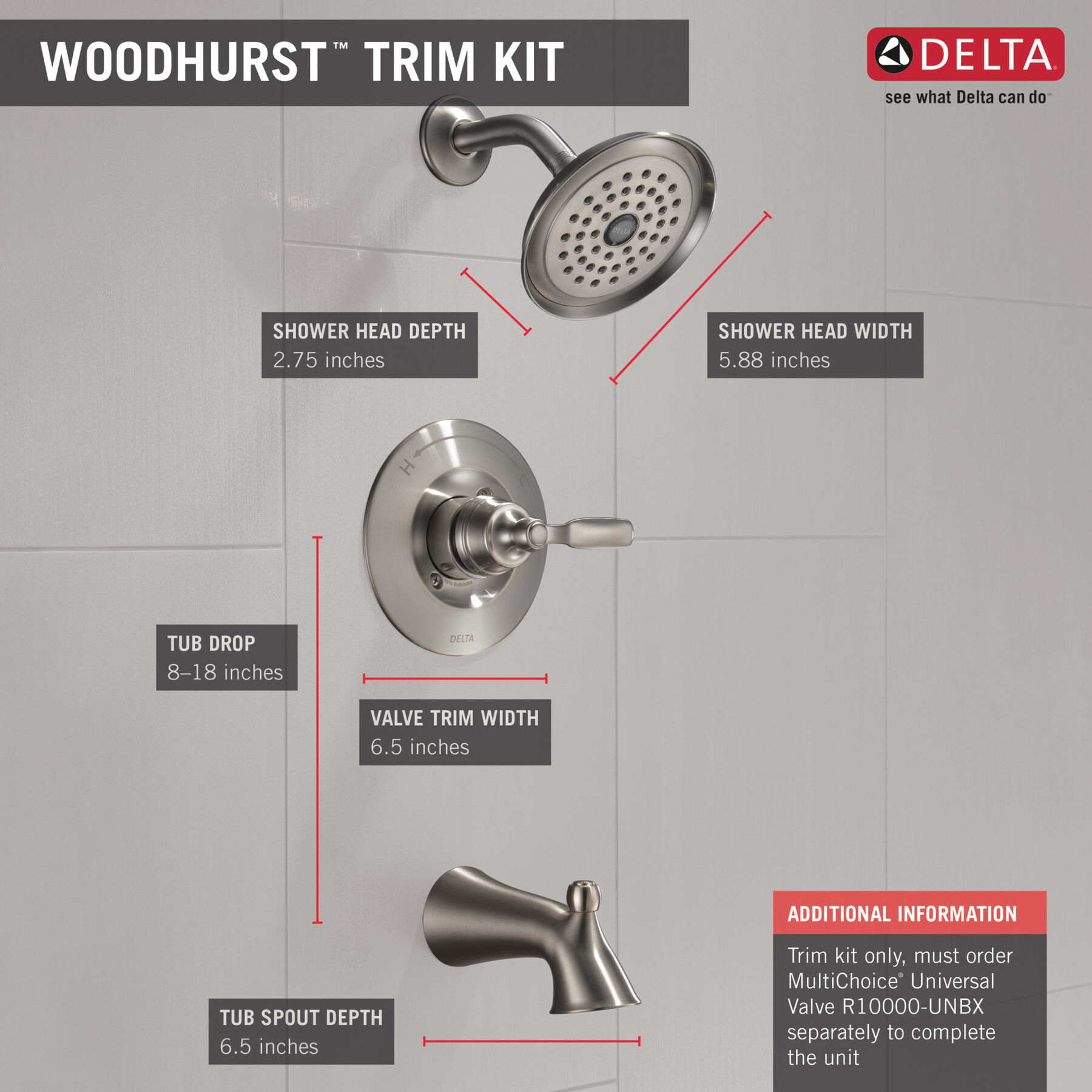 Tub/Shower Trim (Recertified)