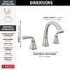 Two Handle Widespread Bathroom Faucet