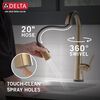 Single Handle Pull-Down Bar/Prep Faucet with Touch<sub>2</sub>O&reg; Technology