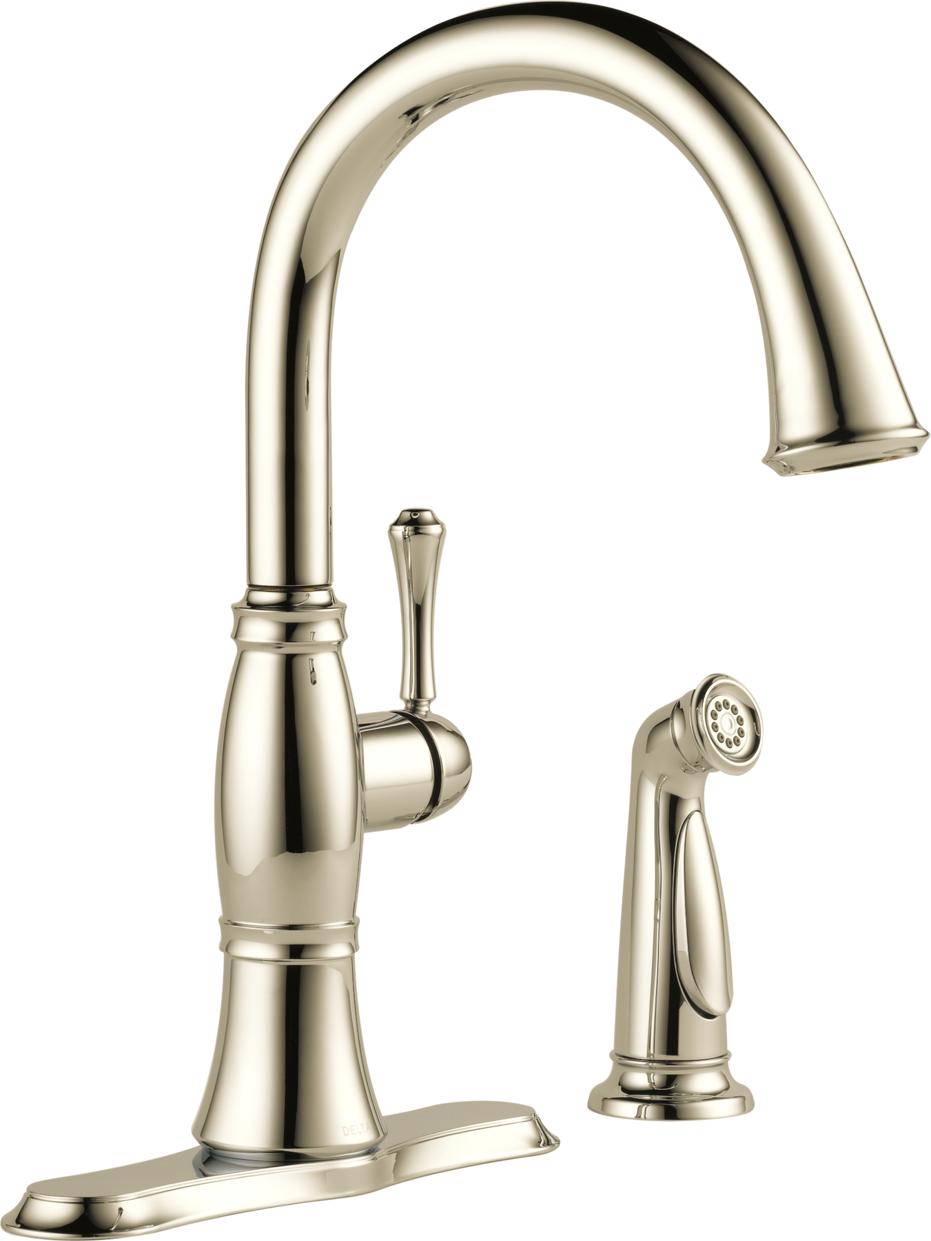 Single Handle Kitchen Faucet with Spray