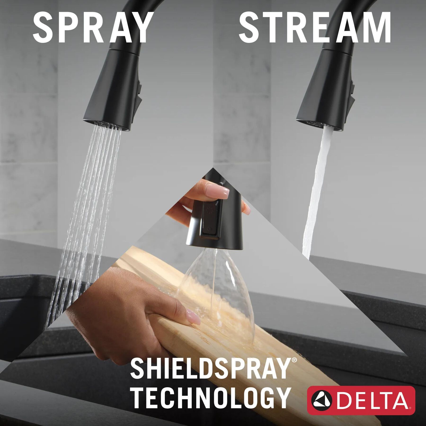 Single Handle Pull-Down Kitchen Faucet With Touch<sub>2</sub>O&reg; Technology And ShieldSpray&reg; Technologies