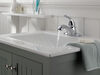 Single Handle Centerset Bathroom Faucet with City Shanks (Recertified)