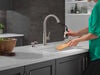 Single Handle Pull-Down Kitchen Faucet with Soap Dispenser and ShieldSpray&reg; Technology