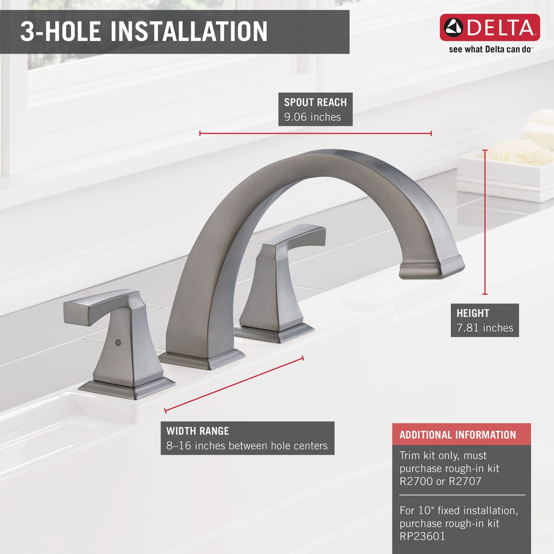 Roman Tub Trim