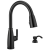 Single Handle Pull-Down Kitchen Faucet with Soap Dispenser and ShieldSpray&reg; Technology (Recertified)