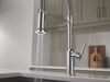 Single Handle Pull-Down Kitchen Faucet With Spring Spout