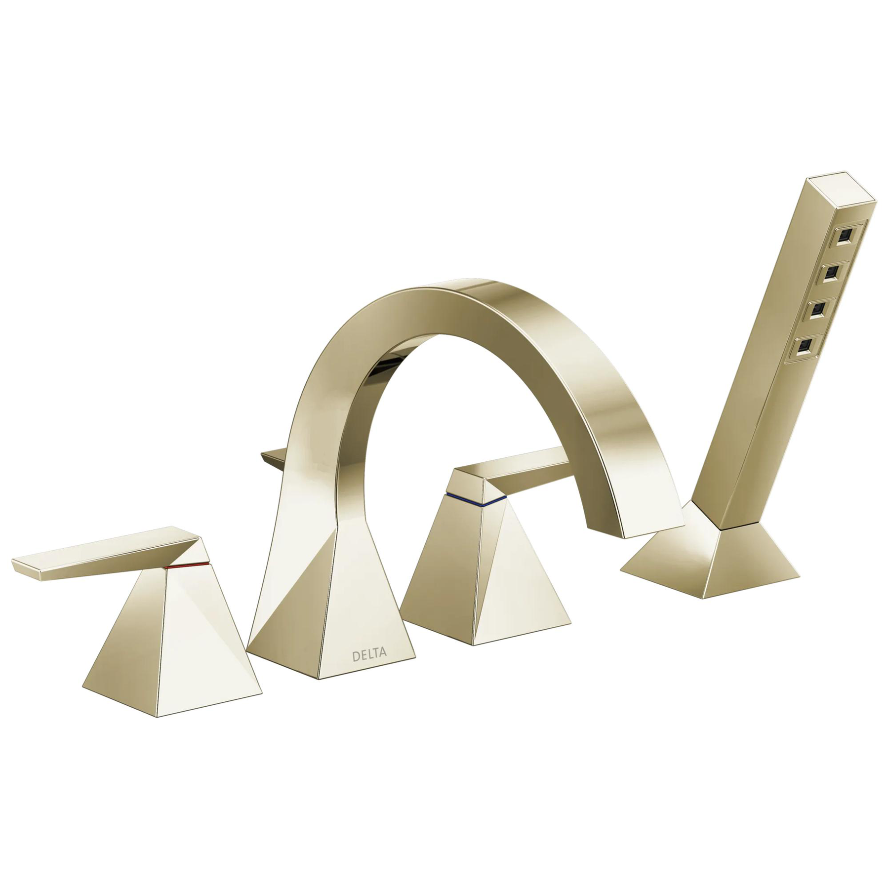 Two-Handle Roman Tub Trim with Hand Shower (Recertified)