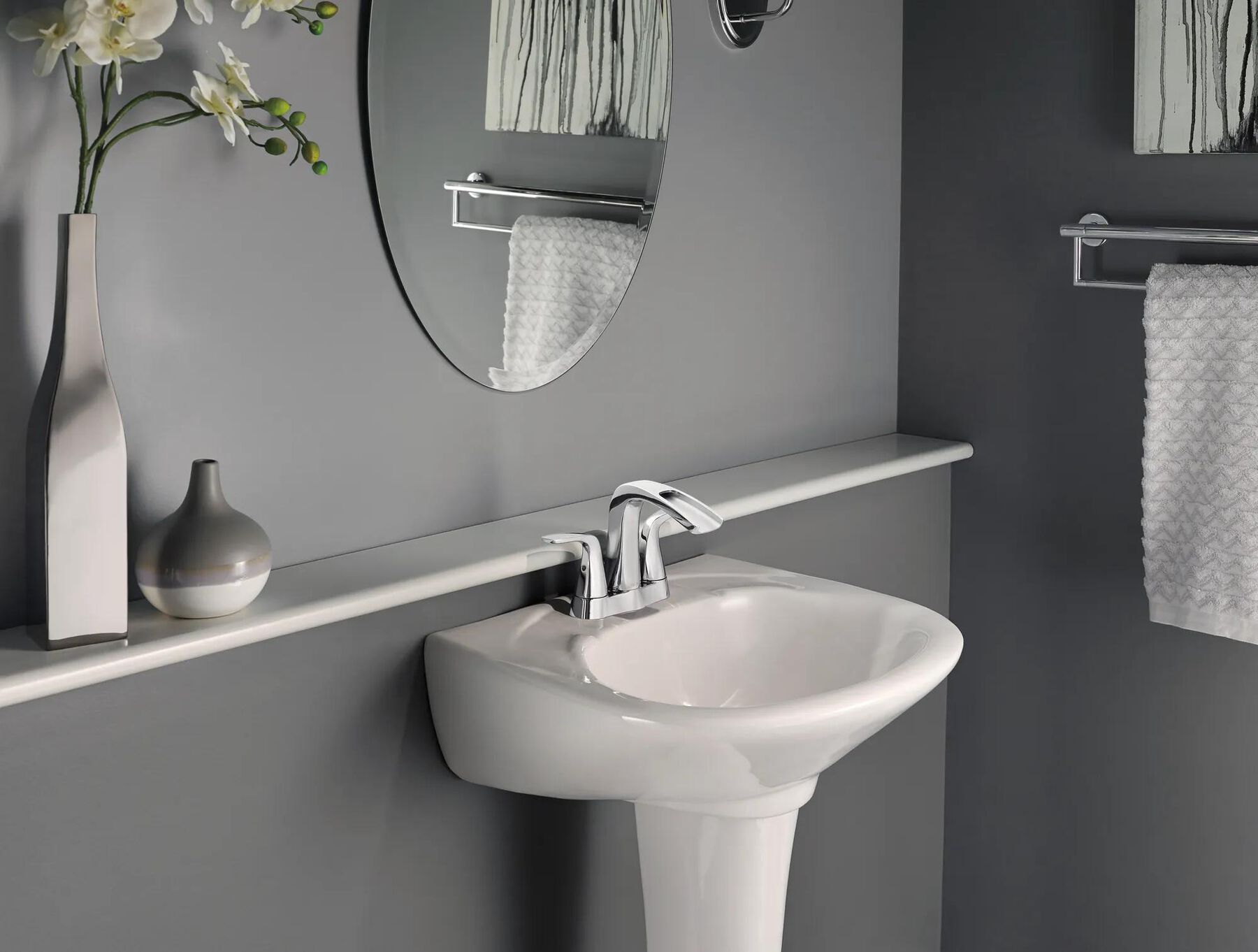 Two Handle Centerset Bathroom