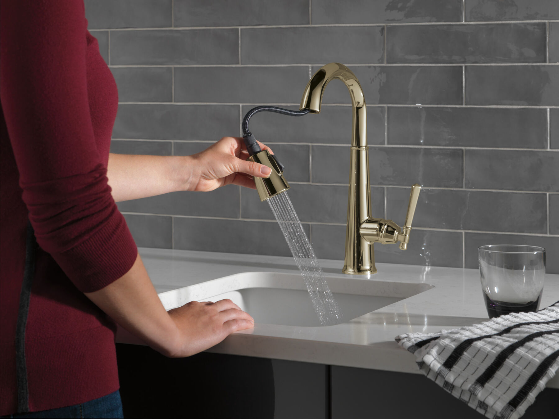 Single Handle Pull-Down Bar / Prep Faucet