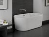 60 in. x 30 in. Freestanding Tub with Center Drain