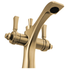 Two Handle Single Hole Monoblock Bathroom Faucet