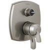 17 Series Integrated Diverter Trim with Six Function Diverter Less Diverter Handle