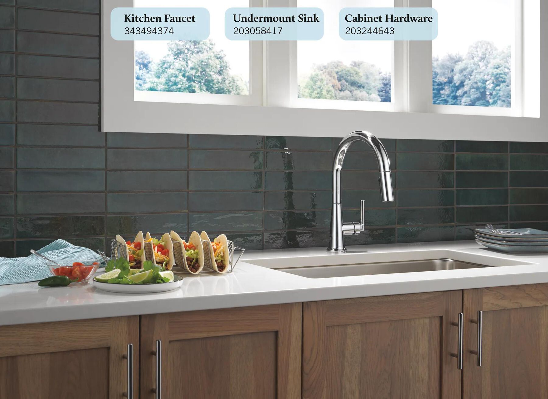 Single Handle Pull-Down Kitchen Faucet