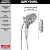 In2ition&reg; H<sub>2</sub>Okinetic&reg; 5-Setting Two-in-One Shower (Recertified)