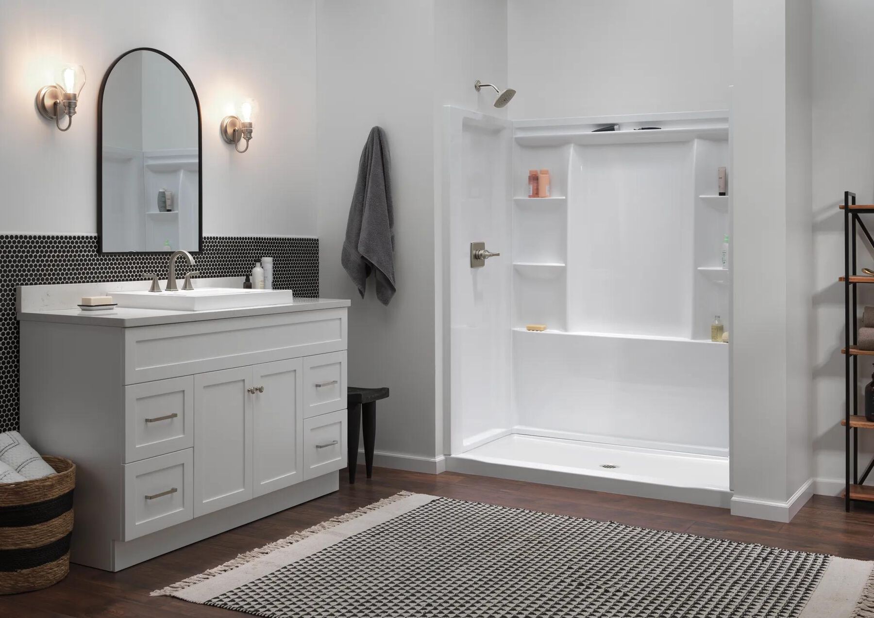 Two Handle Widespread Bathroom Faucet